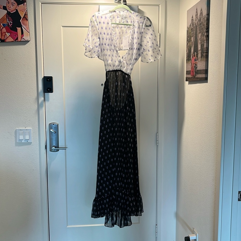 Misa Los Angeles polka dot dress